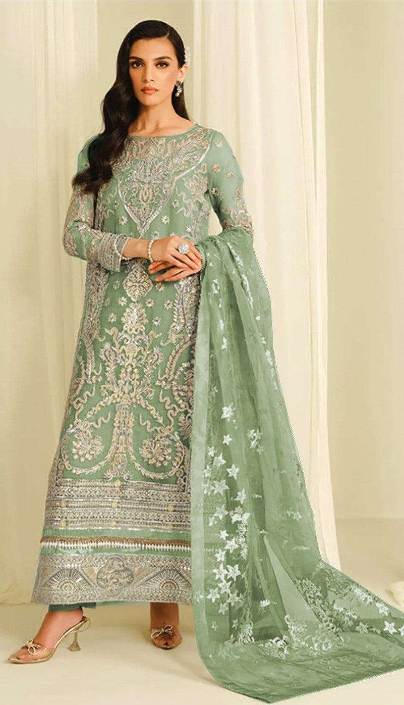 Shamrock – Luxury Embroidered UnStiched
