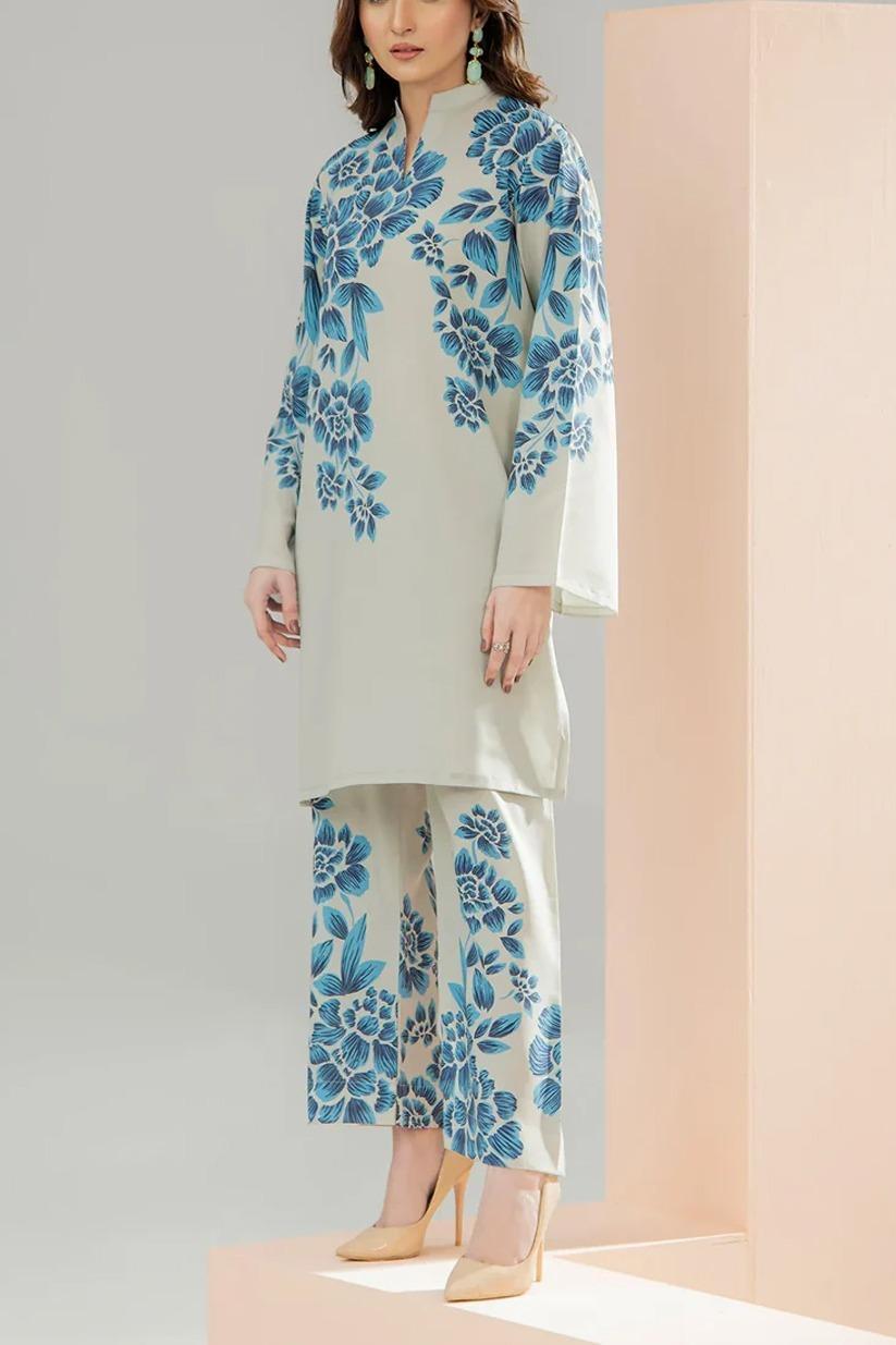 Printed Shirt & Trouser 2 pcs Stiched-KD06