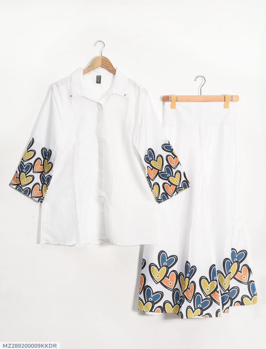 Grip Printed Shirt & Trouser 2 Pcs Stiched-KD02