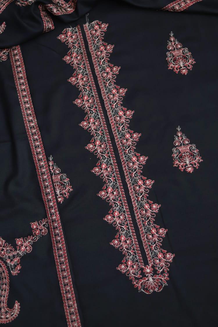 3 Pcs Bareeze Dhanak Unstitched Embroidered Suit-KS