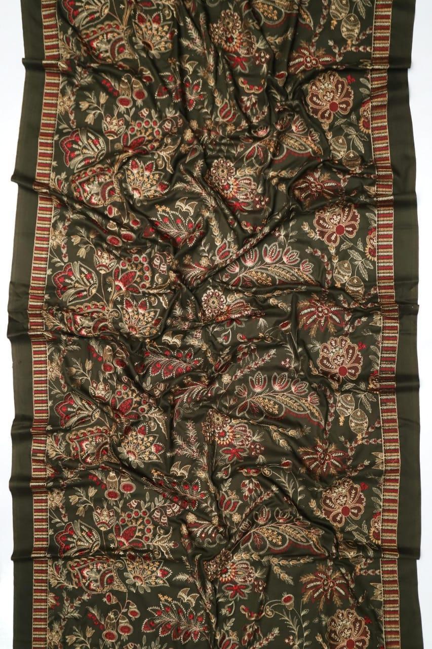 3 Pcs Bareeze Dhanak Unstitched Embroidered Suit-KS