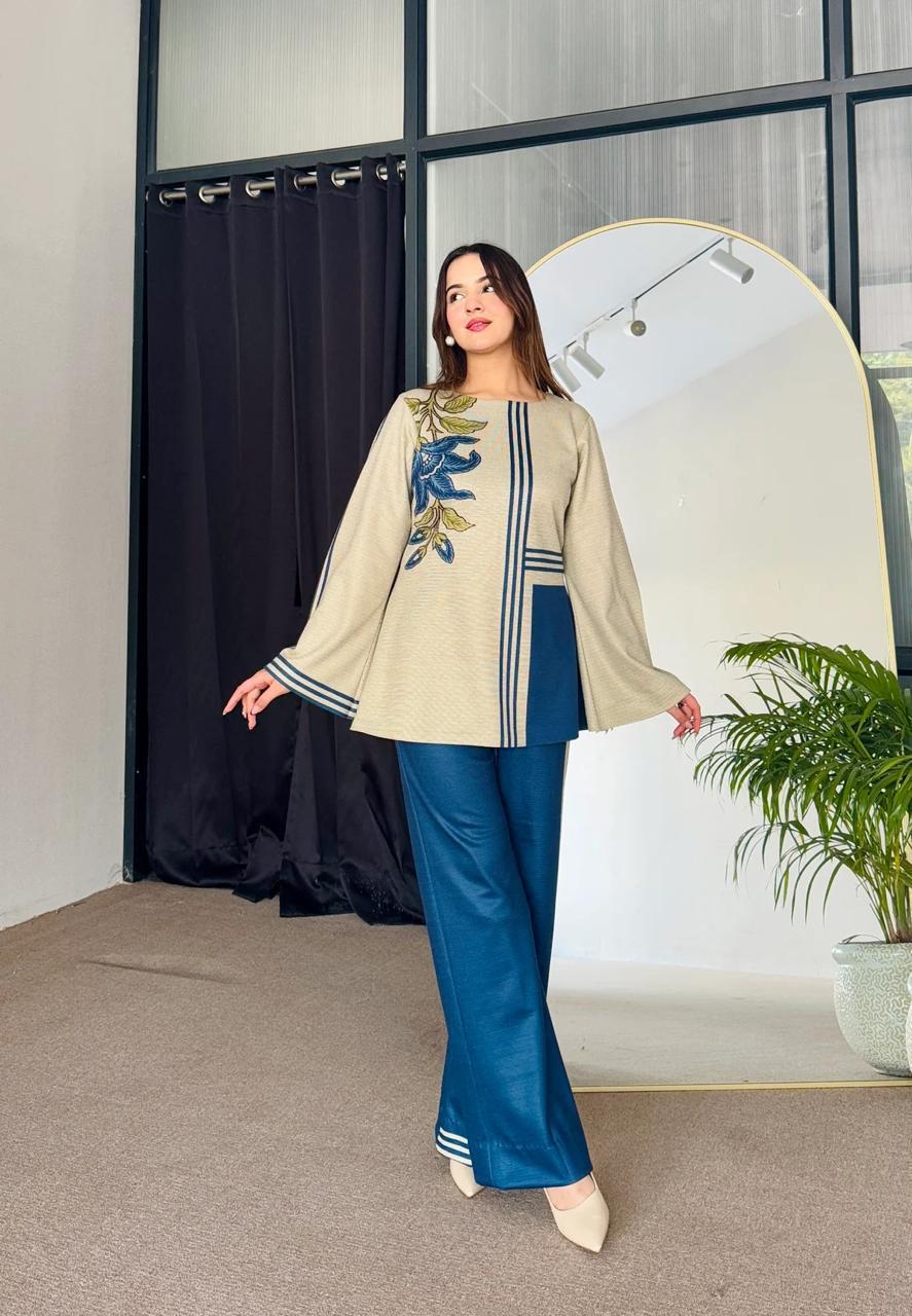 Swiss Lawn Printed Co-Ord 2Pcs Stiched IF-01