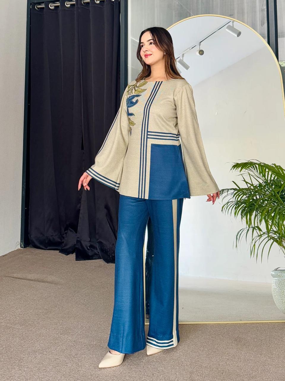 Swiss Lawn Printed Co-Ord 2Pcs Stiched IF-01