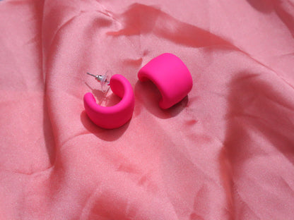 Matte Hoop Stud – Lightweight