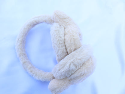 Ear Muffs Hello Rabit Headphone Winter Warmer Cashmere  Fluffy Earlap