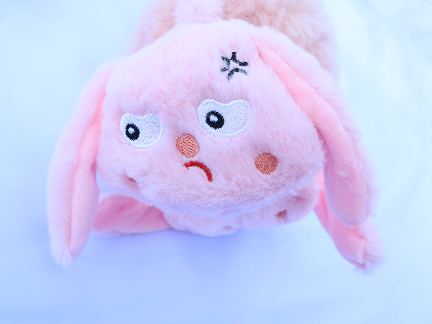 Ear Muffs Hello Bunny  Headphone Winter Warmer Cashmere  Fluffy Earlap