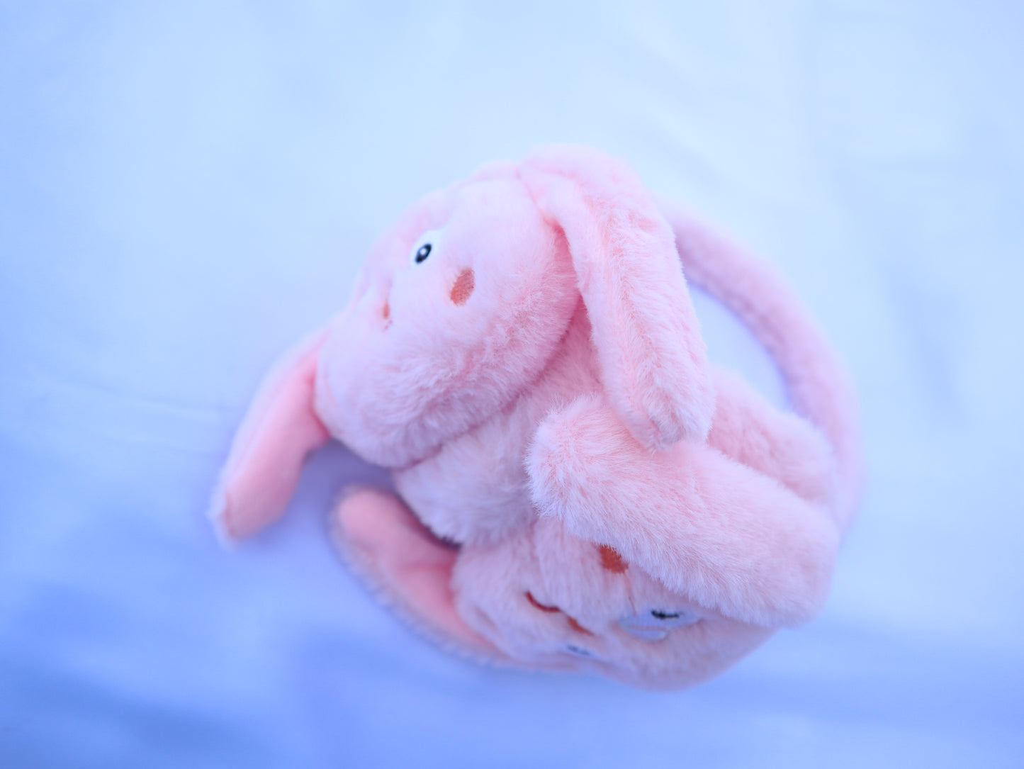 Ear Muffs Hello Bunny  Headphone Winter Warmer Cashmere  Fluffy Earlap