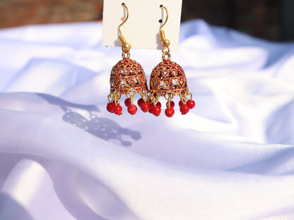Gold Tone Traditional Jhumka for Women