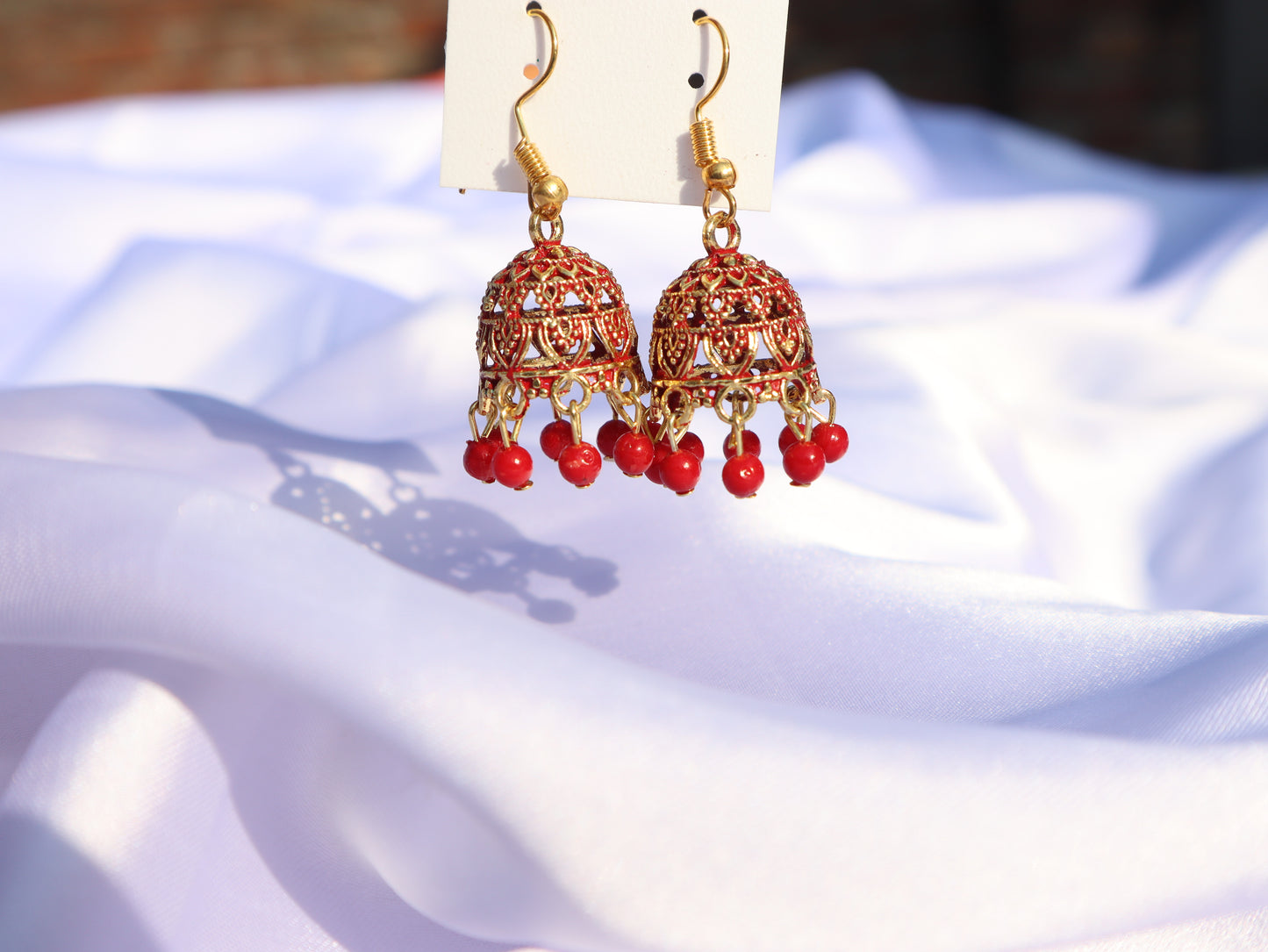 Gold Tone Traditional Jhumka for Women