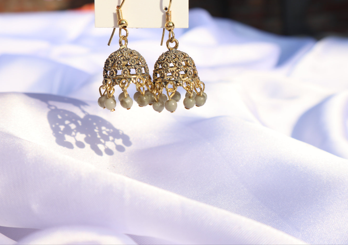 Gold Tone Traditional Jhumka for Women