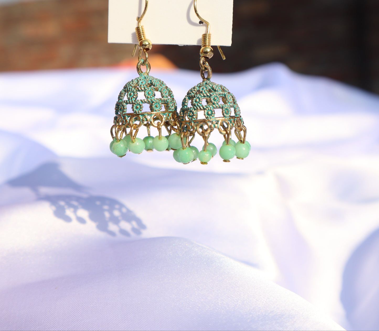 Gold Tone Traditional Jhumka for Women