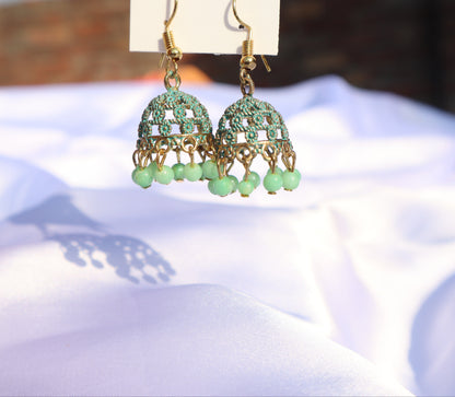 Gold Tone Traditional Jhumka for Women