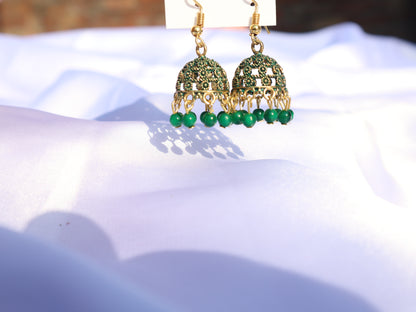 Gold Tone Traditional Jhumka for Women