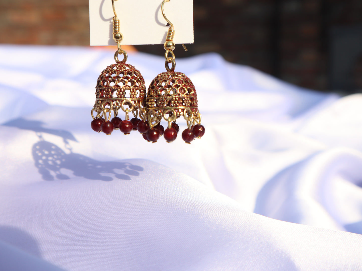 Gold Tone Traditional Jhumka for Women