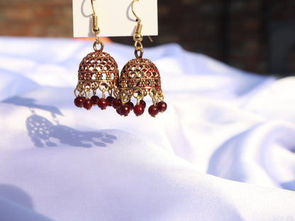 Gold Tone Traditional Jhumka for Women