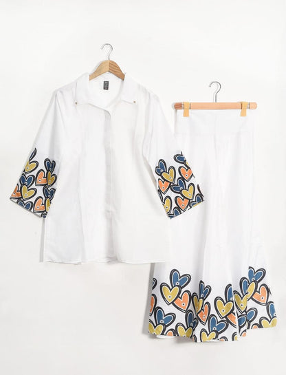Grip Printed Shirt & Trouser 2 Pcs Stiched-KD02