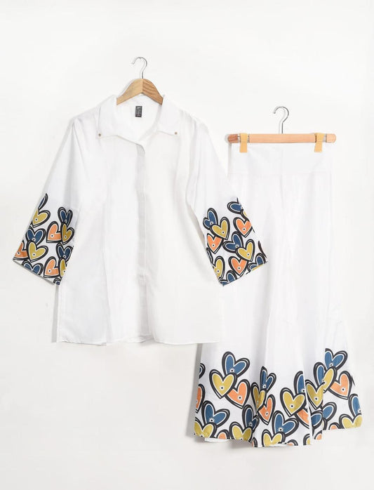 Grip Printed Shirt & Trouser 2 Pcs Stiched-KD02