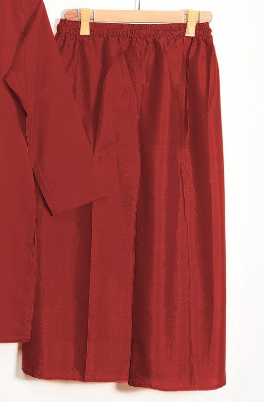 Grip Silk Plain Suit -3 Pcs Stiched-KD03