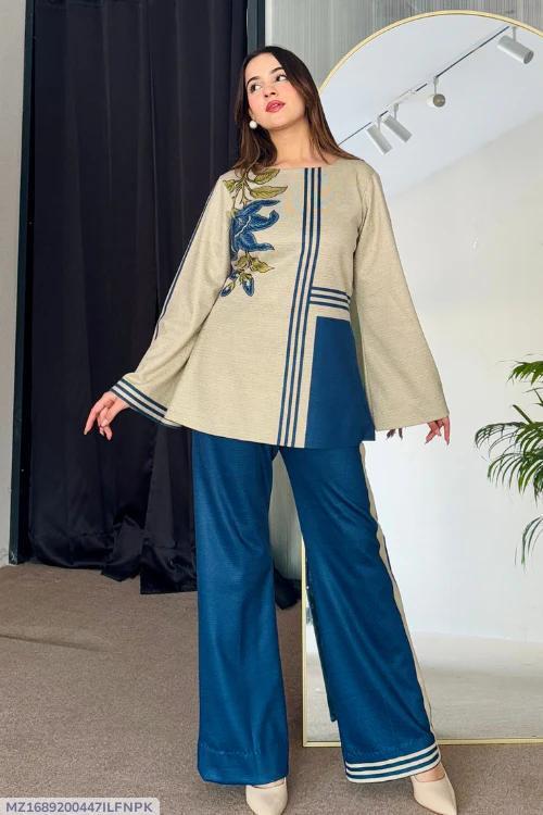 Swiss Lawn Printed Co-Ord 2Pcs Stiched IF-01