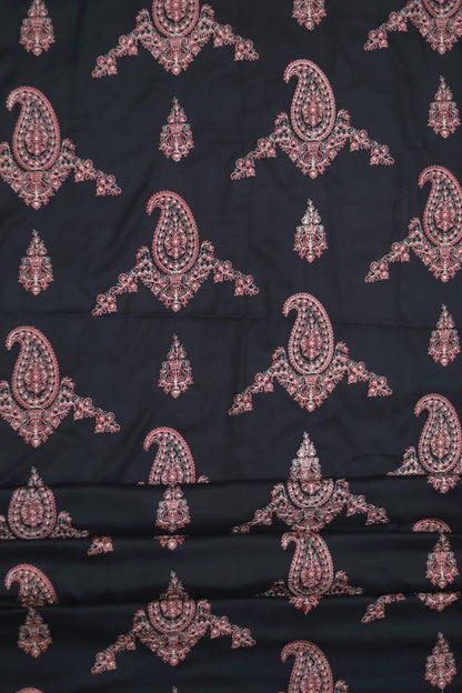 3 Pcs Bareeze Dhanak Unstitched Embroidered Suit-KS