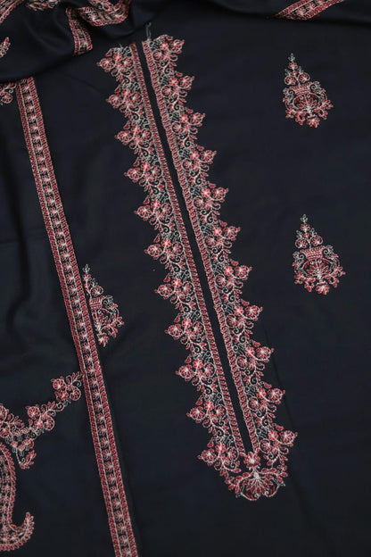 3 Pcs Bareeze Dhanak Unstitched Embroidered Suit-KS