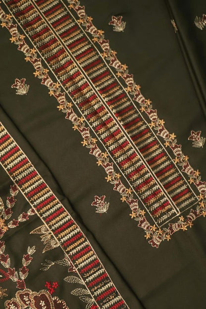 3 Pcs Bareeze Dhanak Unstitched Embroidered Suit-KS