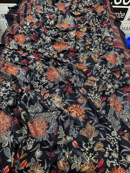 3 Pcs Bareeze Karandi Unstitched Embroidered Suit-KS