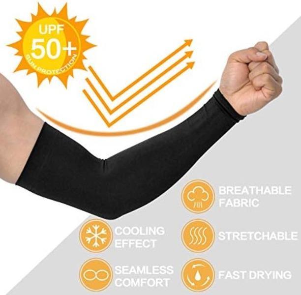 Cotton Jersey Arm sleeves Sun protection &Winter Warmth