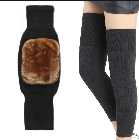 Warm Wool Knee With Adjustable Strap For Men & Women High Quality Fleece Inside