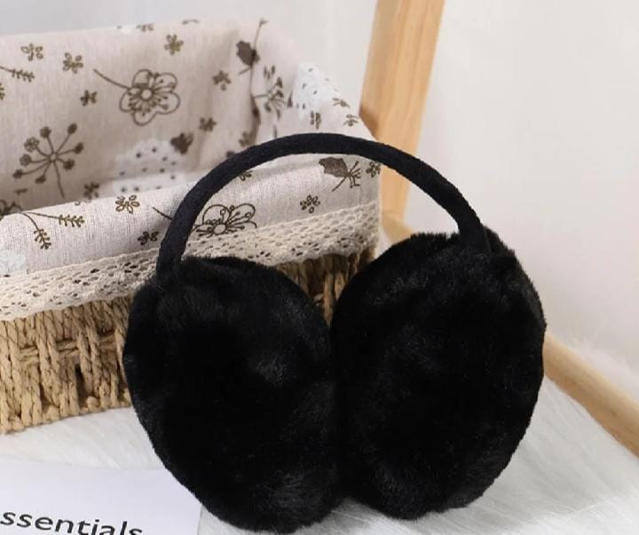 Ear Muffs Headphone Winter Warmer Cashmere  Fluffy Earlap