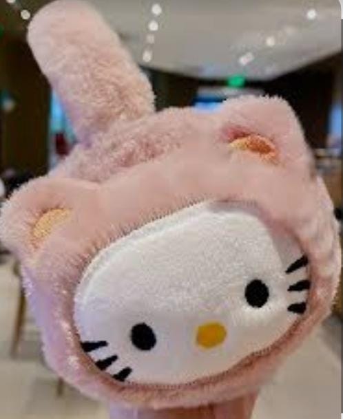 Ear Muffs Hello kitty Headphone Winter Warmer Cashmere  Fluffy Earlap