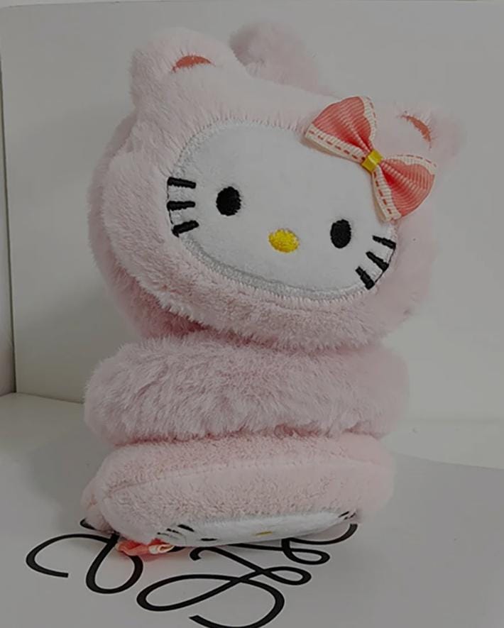 Ear Muffs Hello kitty Headphone Winter Warmer Cashmere  Fluffy Earlap