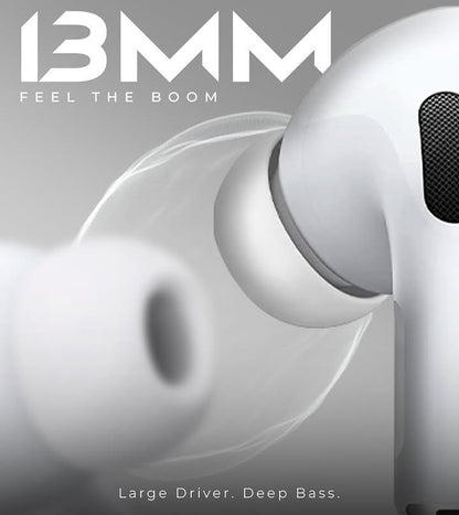 Boom Sphere Wireless Earbuds V5.4 Touch Control Bluetooth Earbuds