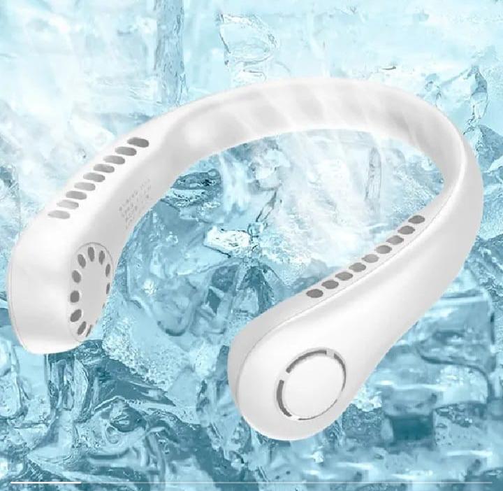 neck fan /Portable Bladeless Hanging Neck Fan | Super Cooling Strong Fan 360°