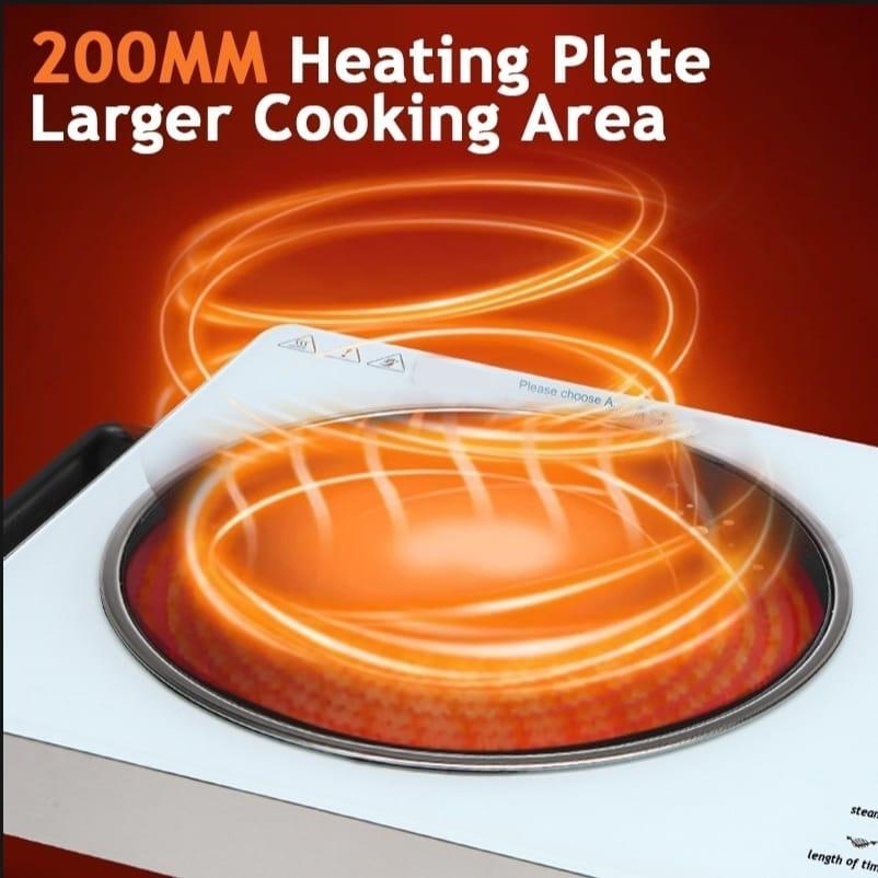 RAF 3500W Infrared Cooker | Multi-Function Electric Hot Plate with Fast Heating Light Wave Technology, Touch Control Panel, Durable Crystal Glass Surface & Energy Efficient Design