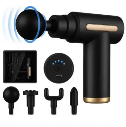 Mini Massage Gun Portable Deep Tissue Muscle Massager USB