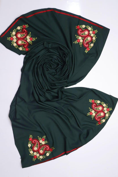 3 Pcs A-SlinG Dhanak Unstitched Embroidered Suit-KS
