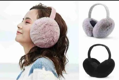 Ear Muffs Headphone Winter Warmer Cashmere  Fluffy Earlap