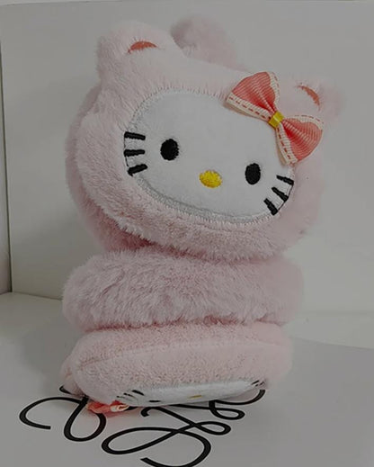 Ear Muffs Hello kitty Headphone Winter Warmer Cashmere  Fluffy Earlap