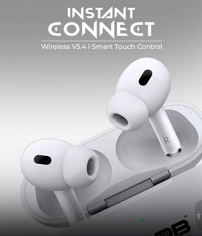 Boom Sphere Wireless Earbuds V5.4 Touch Control Bluetooth Earbuds